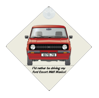 Ford Escort MkII Mexico 1976-78 Car Window Hanging Sign